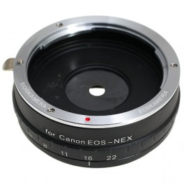 Canon EOS-NEX with Aperture Blade