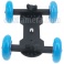 Blue Wheel Dolly Slider Skater