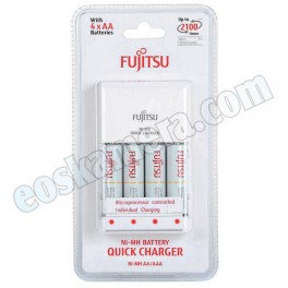 Fujitsu Ni-MH Quick Charger AA 4 Cells