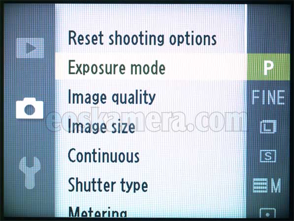 Exposure Mode Nikon 1 System